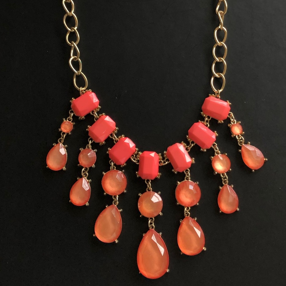 Coral Statement Necklace